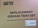 Grease Tray With Catch Pan - Dyna Glo Grill Adjustable Between 24 And 30. Fixed Price $32.39.