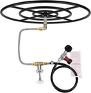 Stanbroil Lp Propane Gas Fire Pit Burner Ring Installation Kit, Black Steel, 30-. Fixed Price $170.16.