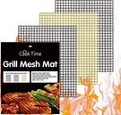 Bbq Mesh Set Of 3 Non-stick Barbecue Sheet Liners Teflon Grilling. Fixed Price $11.25.