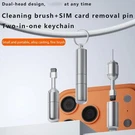 2IN1 Sim Card Tray Removal Eject Pin Earbuds Cleaning Brush Reset Tools Nee. Fixed Price $9.40.