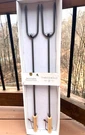 2PC Marshmallow Roasting Log Tong Sticks Black - Threshold Nib Firepit/campfire. Fixed Price $14.95.