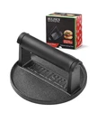 Hulisen Pre-seasoned Cast Iron Burger Press, Heavy Duty 6 Smasher. Fixed Price $31.27.