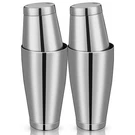 4 Pieces Cocktail Professional Bar Boston Set Stainless Steel .... Fixed Price $28.22.