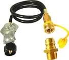 Mcampas 5FT Two Stage Propane Regulator & Hose With QCC1/TYPE1 3/4" Female. Fixed Price $80.60.