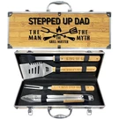 Step Dad Gifts From Daughter Fathers Datheavy Duty Wooden Bbq Grilling Access.... Fixed Price $56.73.