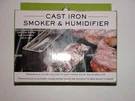 Charcoal Companion CC7400 Dual Cast Iron Grill Smoker And Humidifier Gift. Fixed Price $12.95.