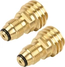Gaspro Propane Tank Adapter Pol To QCC1 Lp Fitting Solid Brass 2 Pack. Fixed Price $23.99.