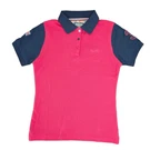 Hazy Blue Women Ladies Plain Polo Shirt Short Sleeve With Number 3 Details 8-20. Fixed Price $22.86.