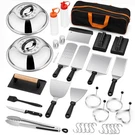 New 35PCS Griddle Kit, Leonyo Flat Top Grill Accessories, Tools With. Fixed Price $35.38.