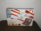 Chefs Basics Select 18 Piece Stainless Steel Bbq Barbecue Set Case New. Fixed Price $74.99.