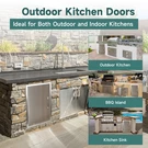 Outdoor Kitchen Doors With Handle 6SIZE Stainless Single Access Flush Mount. Fixed Price $57.99.