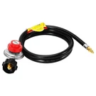 0-10 Psi Adjustable Propane Regulator With 5 Ft QCC1/TYPE1 Hose, High Pressur.... Fixed Price $30.22.