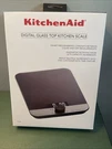 Kitchenaid Digital Glass Top Food Scale Black Stainless Steel. Fixed Price $24.99.