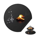 38INCH Pit Mat, Round Under Blanket For Outdoor Grill, Fireproof M.... Fixed Price $20.23.