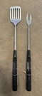 Fishing Pole Stainless Steel Bbq Tools Spatula & Fork Excellent. Fixed Price $5.00.