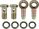 Absopro M12X1.5 Banjo Bolt 12MM Brake Line Hose Barb Fitting W/ Copper Washers. Fixed Price $13.35.