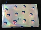 Ipsy Metallic Silver Candy Xmas Makeup Glam Bag Cosmetic Travel Pouch Wow Visit!. Fixed Price $10.44.