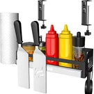 Griddle Caddy For Blackstone 17-36" Grill, Bbq Organizer W/ Tool & Towel Holder. Fixed Price $24.99.