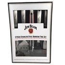 New Nwt Box Jim Bean 5 Piece Stainless Steel Barbecue Bbq Tool Set. Spatula. Fixed Price $99.00.