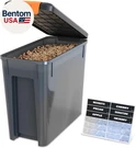 Grills BAC637 Stay Dry Pellet Storage Bin With Locking Lid, 22LB Capacity Wood. Fixed Price $66.28.