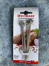 Westmark 10222270 Piece Meat Roll Skewers, Plastic, Silver. Fixed Price $14.99.