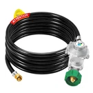 Gassaf 20FT Stage Propane Regulator With Hose For Rv, Generator, Camp Stove.... Fixed Price $87.28.