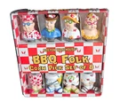 Boston Warehouse Bbq Folk Corn Pick Set Of 8 Mini Figurines Fun Novelty Utensils. Fixed Price $18.00.