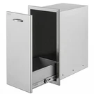 Vevor Stainless Steel Lower Sliding Rails Built-in Trash Drawer No Can. Fixed Price $159.89.