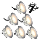 Recessed Led Deck Lights Kits 6 Pack,smy(upgrade Version)in Ground Warm White. Fixed Price $54.54.