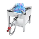 Stainless Propane Burner Cooker W/ Regulator&steel Braided Hose Turkey Fry. Fixed Price $135.00.