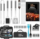 Bbq Tool Set Stainless Steel Outdoor Grill Utensil Cooking Cutlery Kit With Case. Fixed Price $23.99.
