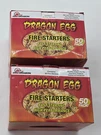 2 Boxes Of Bbq Dragon Egg Fire Starters -50 Each 4 = 100 Total. Fixed Price $33.66.