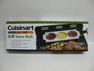 Cuisinart Grill Sauce Rack - Bbq, Kitchen Table, Dips & 8OZ Pots/metal New. Fixed Price $10.95.