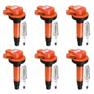 Papaparts Ignition Coil Pack And Iridium Spark Plugs Compatible With Ford Edg.... Fixed Price $105.22.