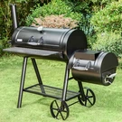 Offset Smoker Grill Charcoal Outdoor Cooking Barbecue Bbq 941 Sq.in Extra Large. Fixed Price $388.07.