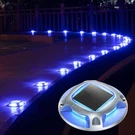 Solar Driveway Lights 24 Pack Led Waterproof Blue Cool White SLD1S Agptek. Fixed Price $299.99.