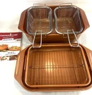 Copper Chef Wonder Cooker Set With Roaster Grill And Fry Basket New, Missing Lid. Fixed Price $59.99.
