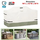 Heavy Duty Waterproof Cover Sun Wind Protection Fits 98" Center Island Bbq Grill. Fixed Price $108.96.