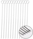 Inch Barbecue Skewers Metal Bbq STICKS,12PACK Stainless Steel Square Skewer,k. Fixed Price $15.09.