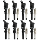 Fusch Set Of 8 Ignition Coil And Spark Plug Compatible With Ford F150 F250 F3.... Fixed Price $89.10.