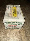 Burnaby GR0101-SS-50 Recessed Gas Outlet Box 1/2" Npt Connection. Fixed Price $132.53.