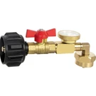 Propane Refill Adapter Brass Easy 1LB To 20LB Tank With Gauge. Fixed Price $46.98.