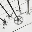 Branding Irons For Wood & Leather Various Shapes Symbols Craft Tools. Fixed Price $29.99.