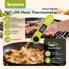 0.5 Sec Instant Read Meat Thermometer Oven Grill Candy Bbq Auto-rotating Backlit. Fixed Price $17.99.