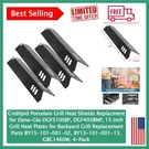 15-INCH Heat Plates 4-PACK Rust-resistant Shields For Durable Grilling. Fixed Price $37.99.