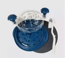 Blue Large Chicken Shredder Tool Twist Meat Shredding Grinder Handles Non-slip. Fixed Price $14.99.
