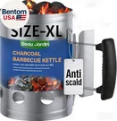 Charcoal Chimney Starter Large Capacity Bbq Grill Lighter Barbecue Fire. Fixed Price $47.43.