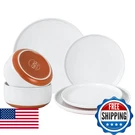 Gzg Modern Art Series 6-PIECE Speckled Stoneware Dinnerware Set Ceramic Plates B. Fixed Price $60.27.