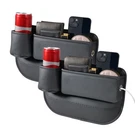 Nyeonhrt 2-PACK Pu Leather Car Seat Gap Organizer 1 Cup Holder Per Black. Fixed Price $37.08.