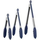 600 F Heat Resistant Kitchen Tongs Set - Midnight Blue. Fixed Price $41.24.